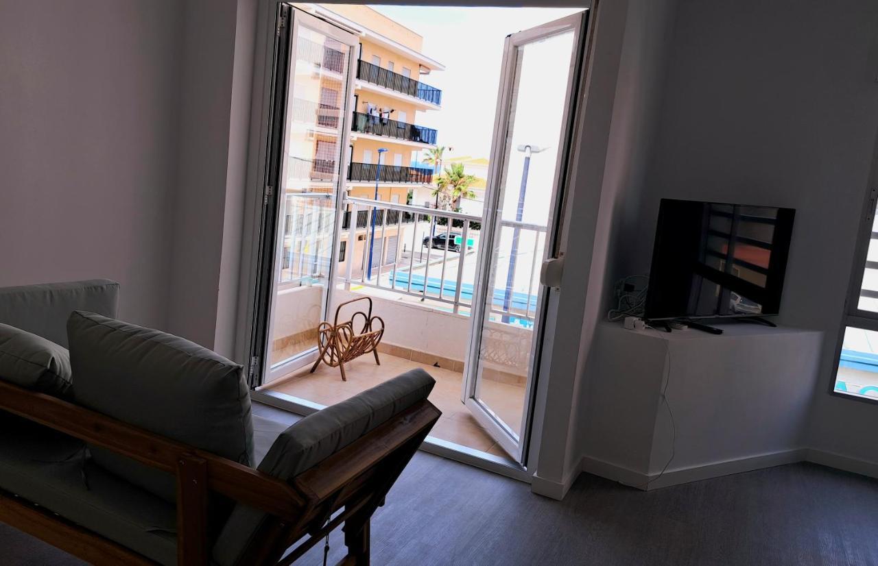شقة Amplio Piso Con Terraza A 50 M De Playa ميرامار المظهر الخارجي الصورة