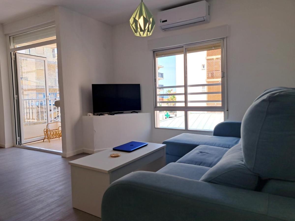 شقة Amplio Piso Con Terraza A 50 M De Playa ميرامار المظهر الخارجي الصورة